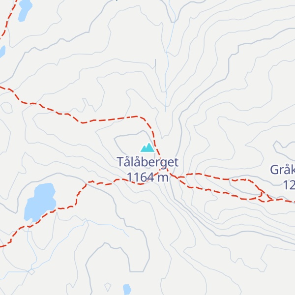 Map of Tålåberget