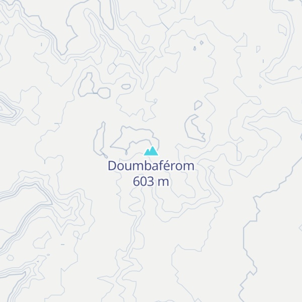 Map of Doumbaférom