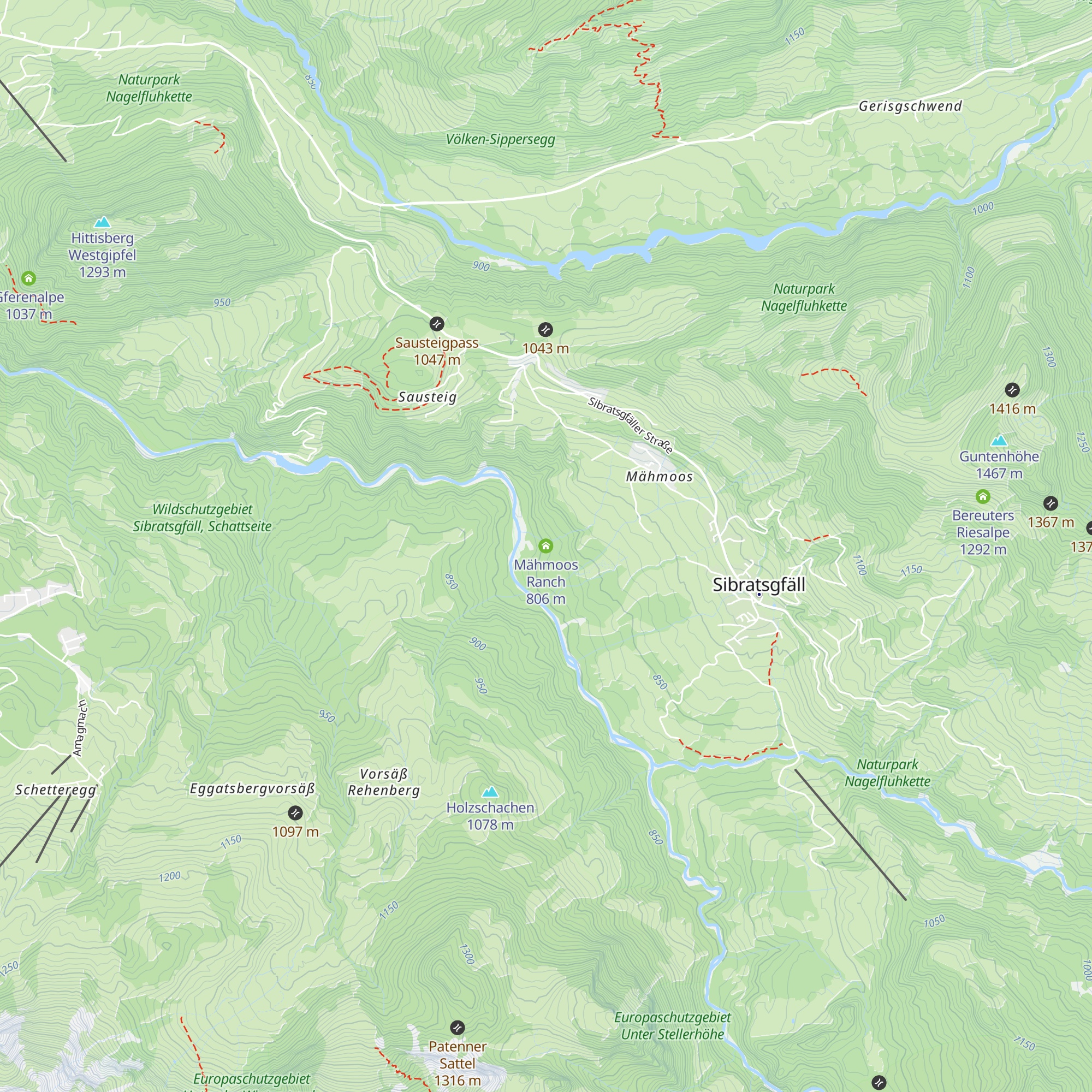 Mähmoos Ranch map