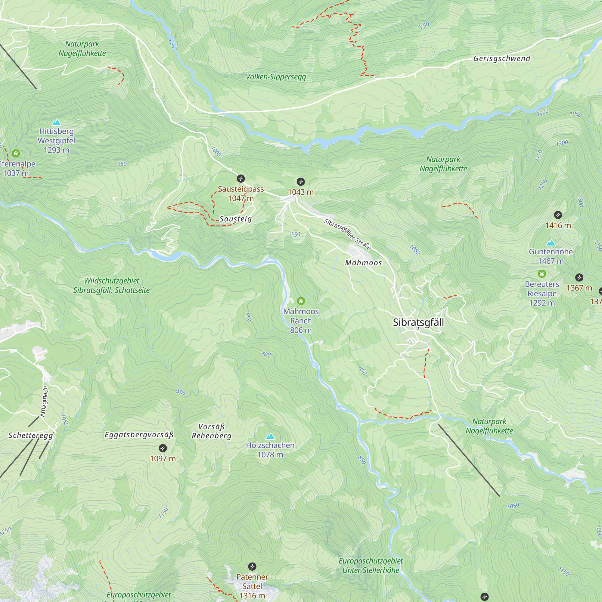 Mähmoos Ranch map