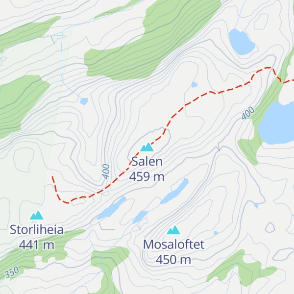 Map of Salen
