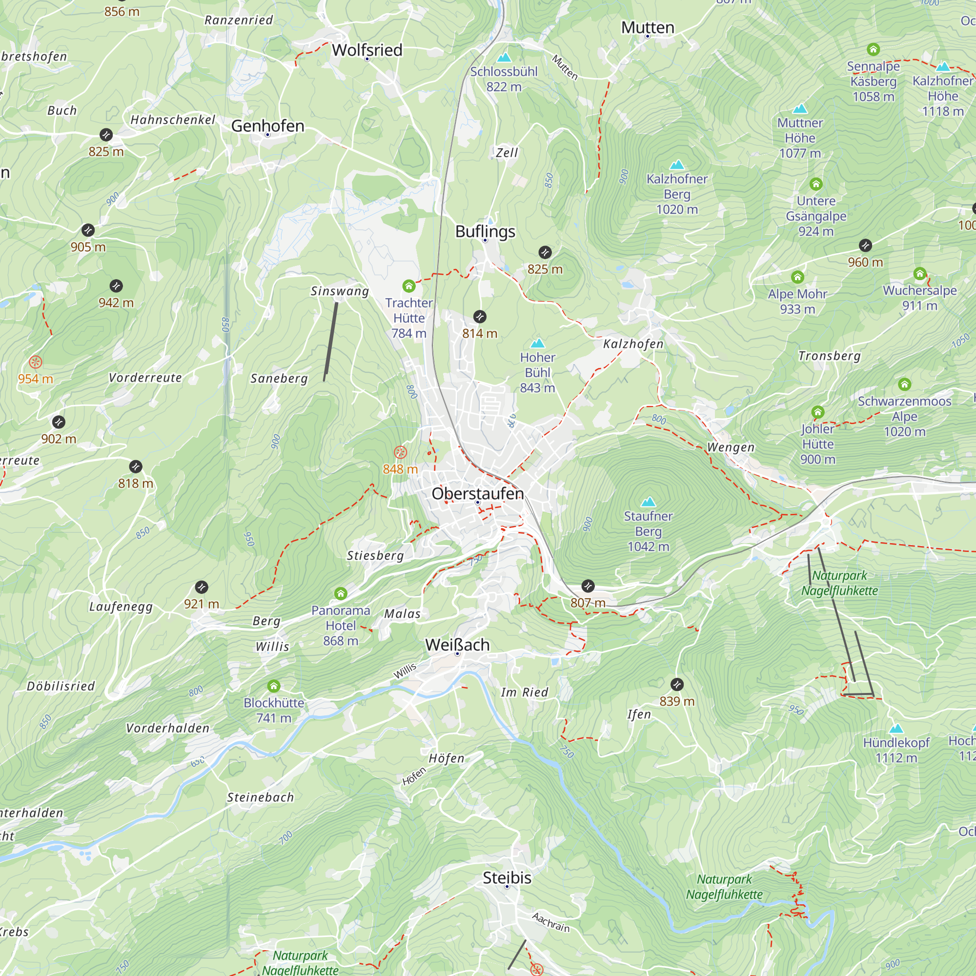Pension Schihütte map