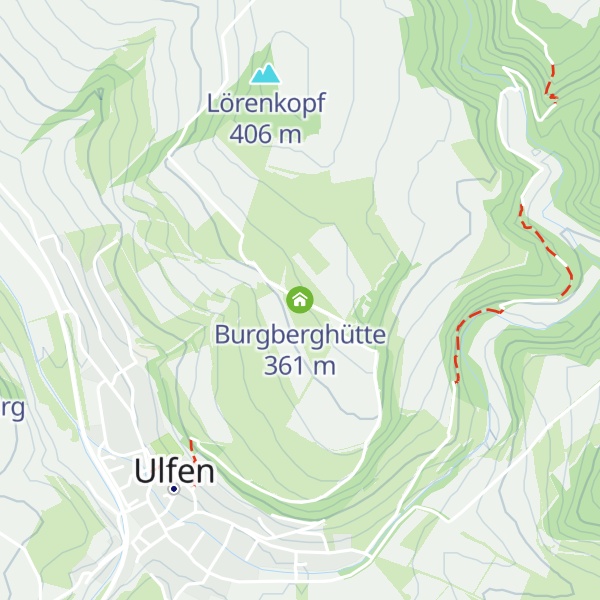 Map of Burgberghütte
