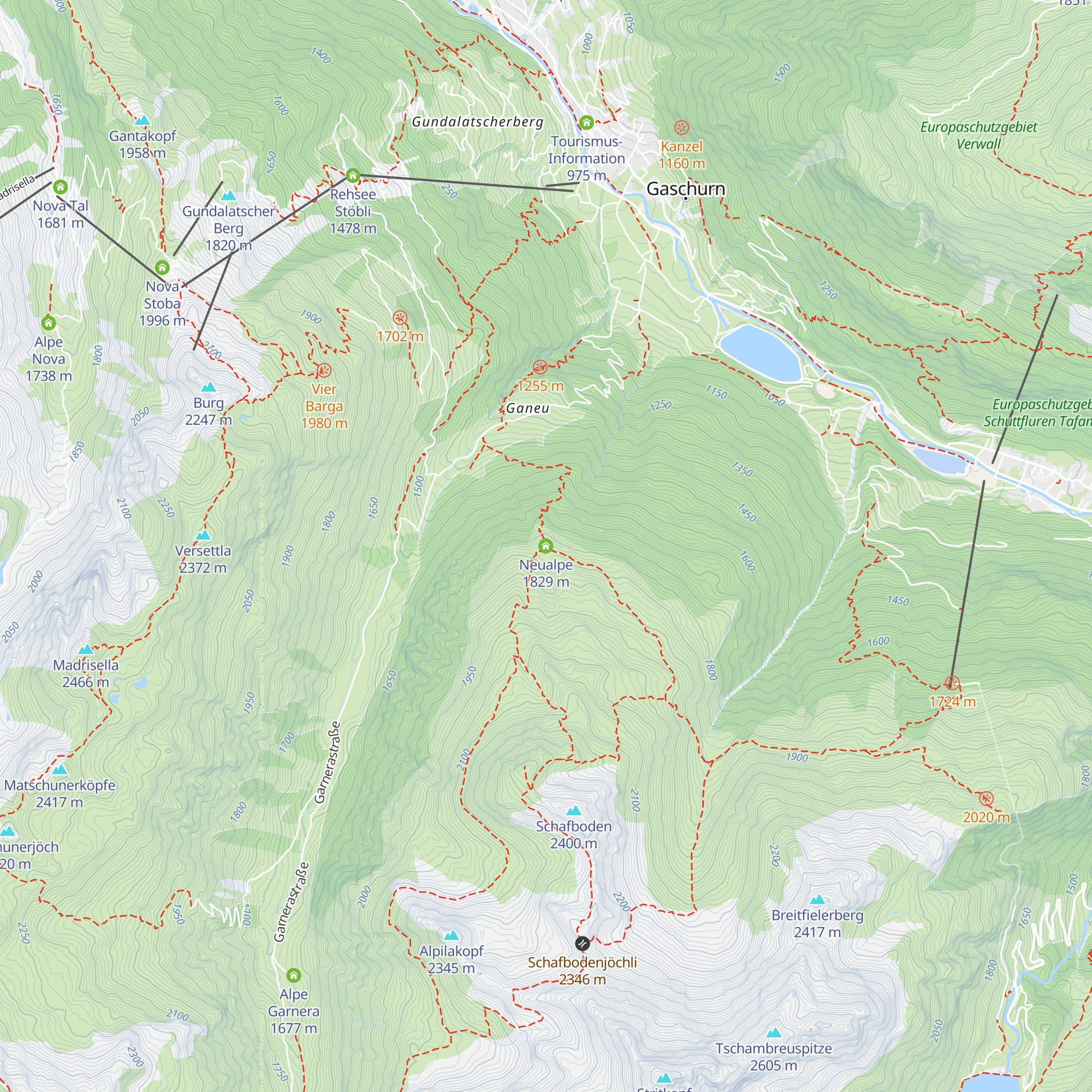 Neualpe map