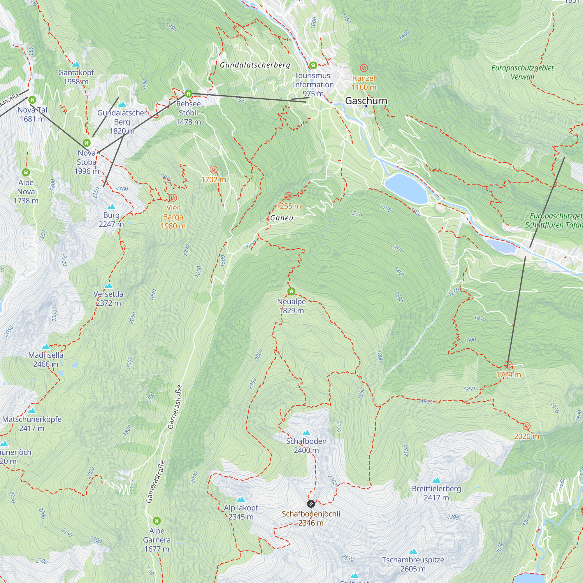 Neualpe map