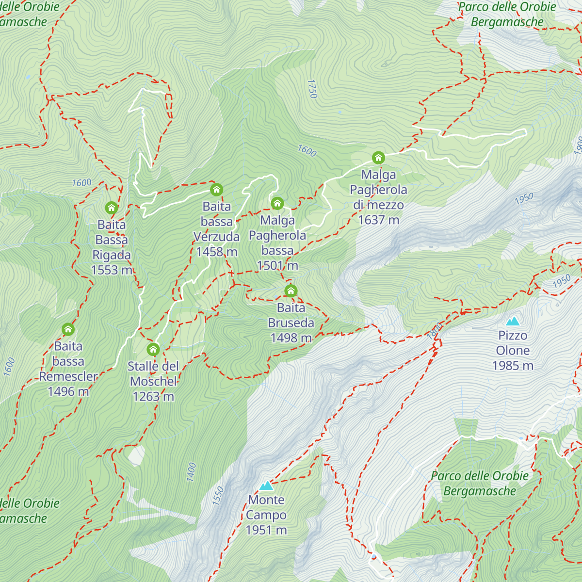 Baita Bruseda map