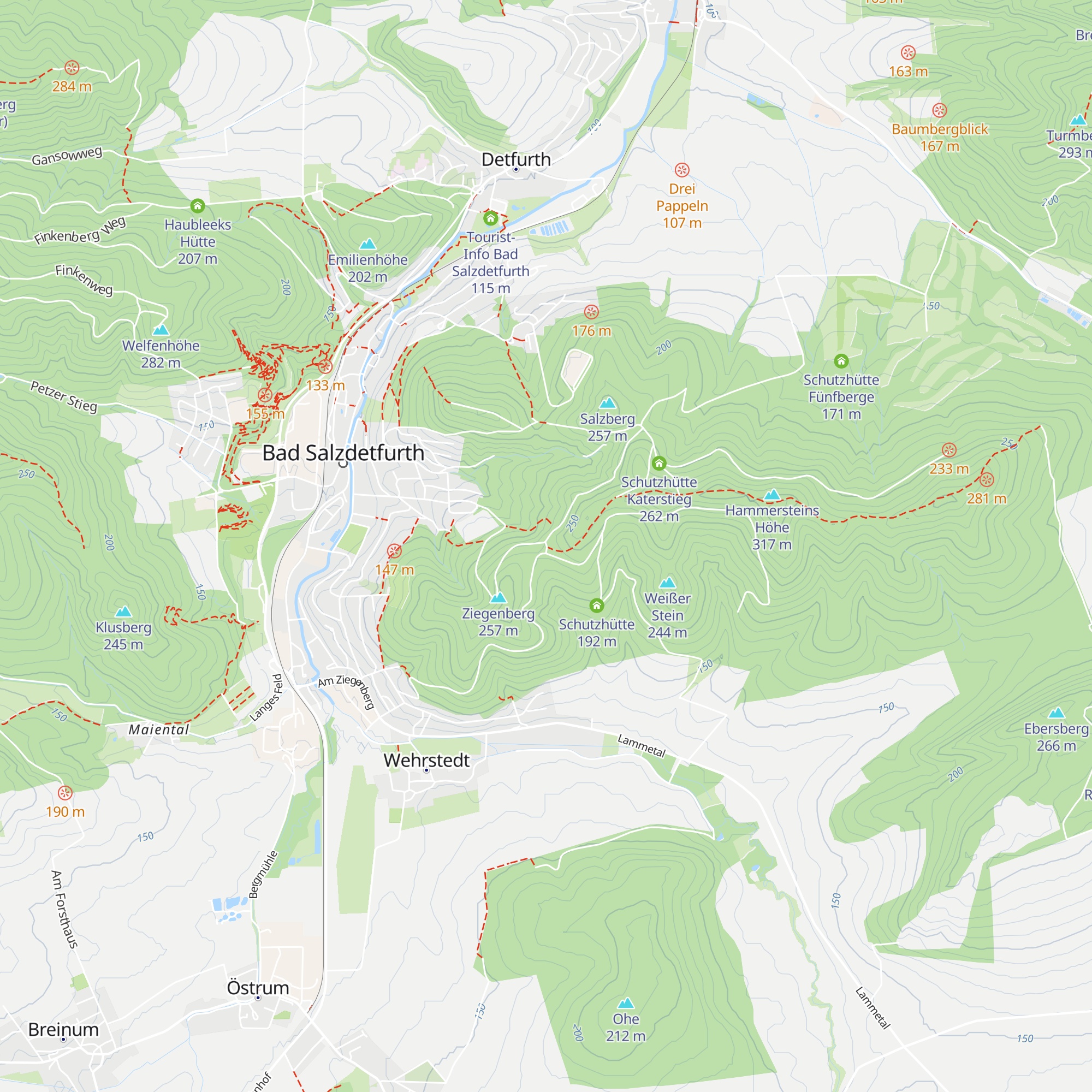 Schutzhütte Sternplatz map