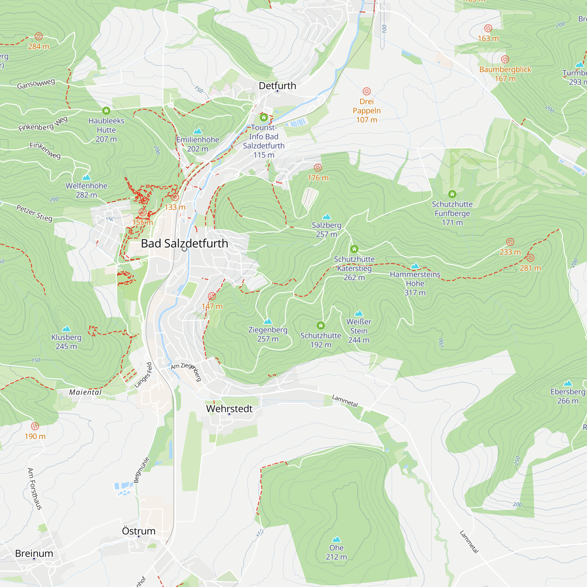 Schutzhütte Sternplatz map