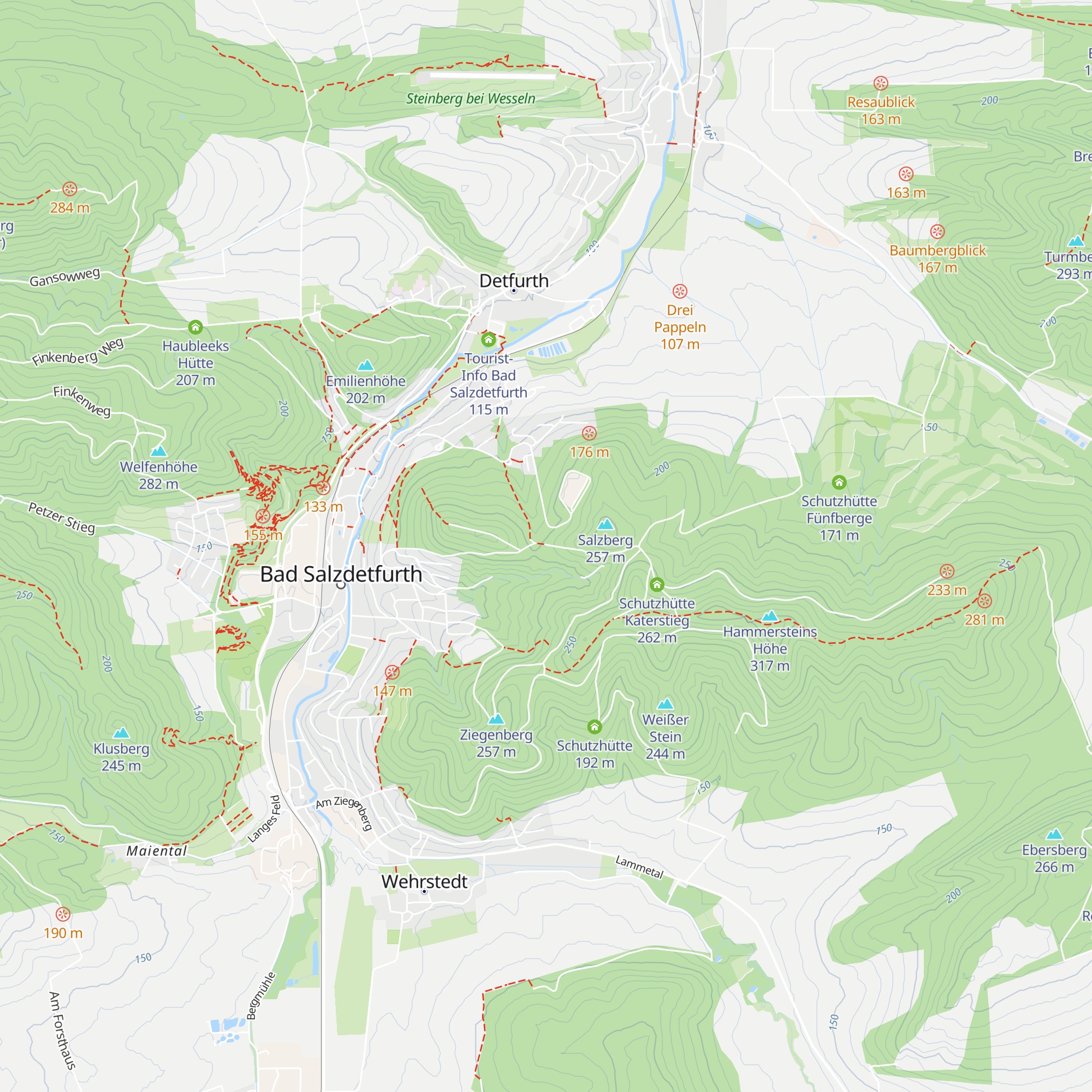 Schutzhütte Kuhlager map