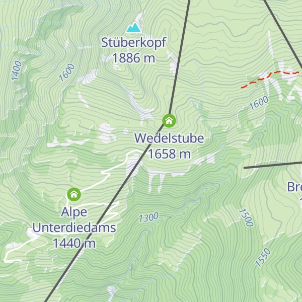 Map of Alpe Mitteldiedams