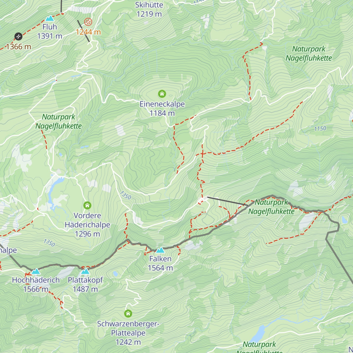 Schneelochalpe map