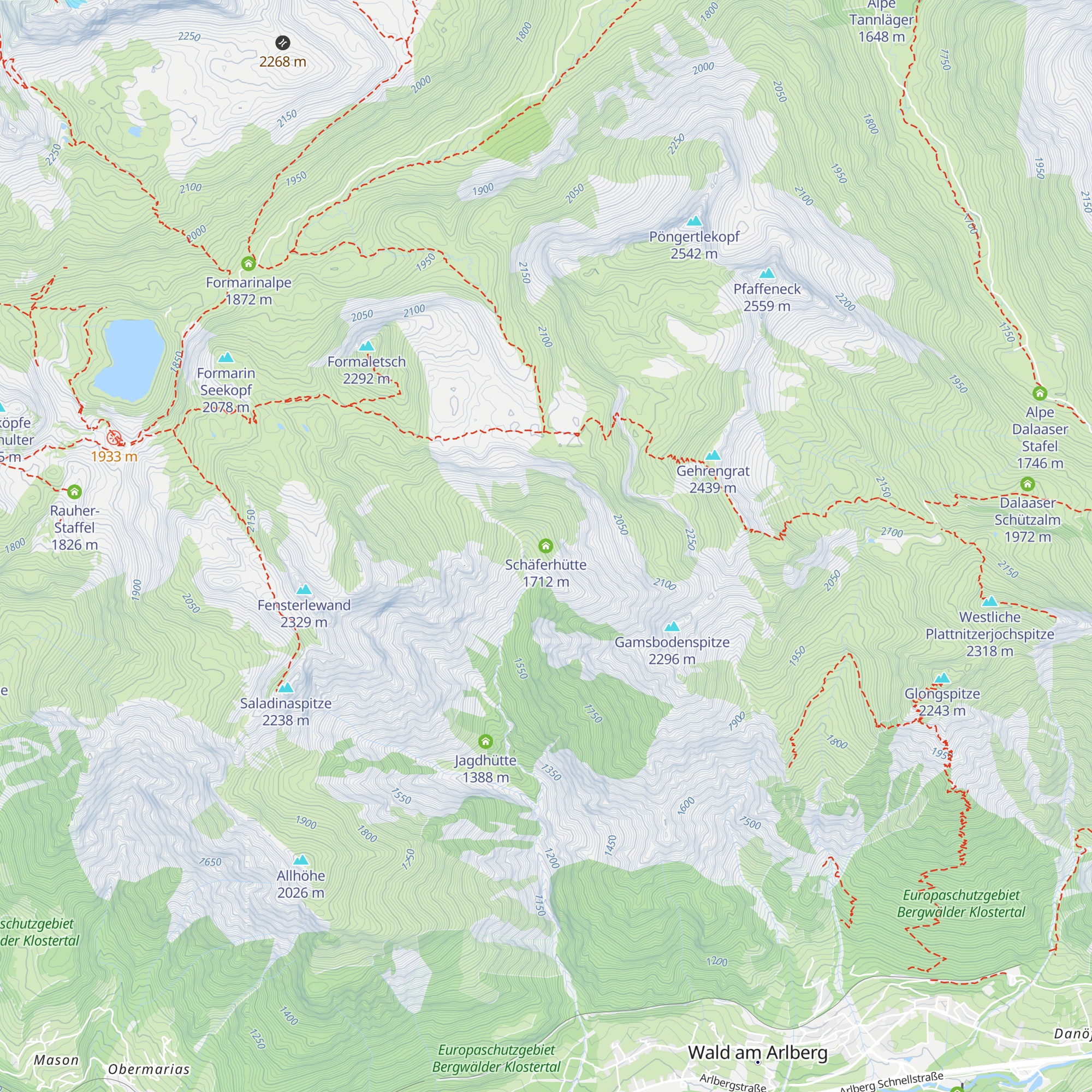 Schäferhütte map