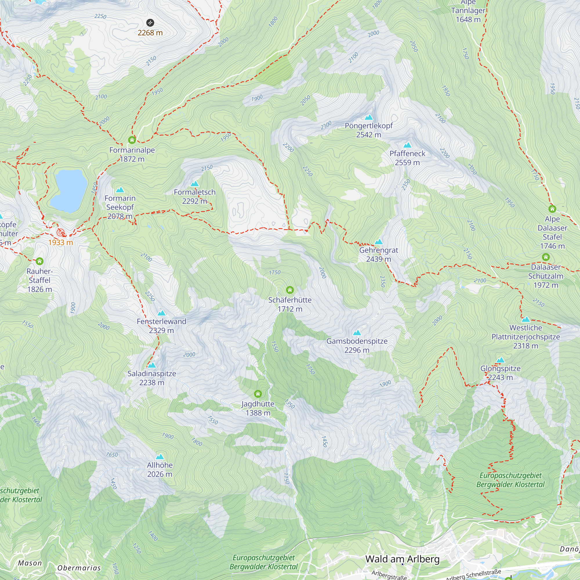 Schäferhütte map
