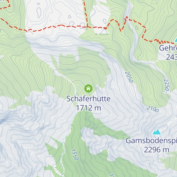 Map of Schäferhütte