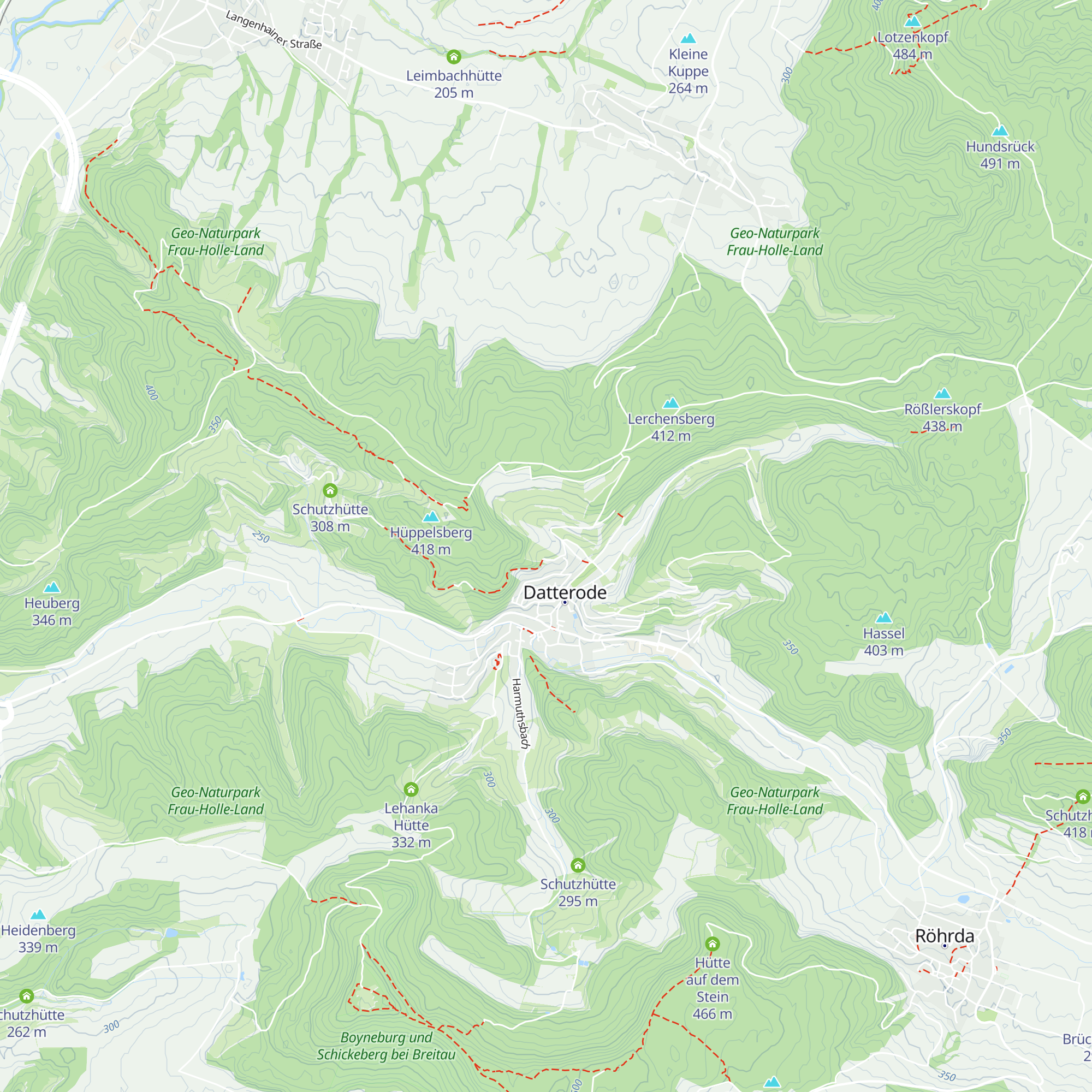 Barbarossahütte map