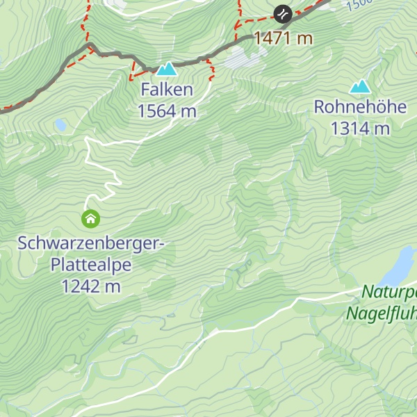 Map of Juliansplattealpe