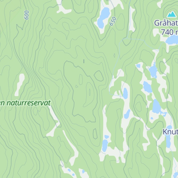 Map of Øvre Skriudalshøgda