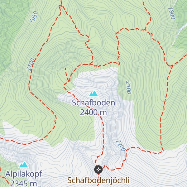 Map of Schafboden