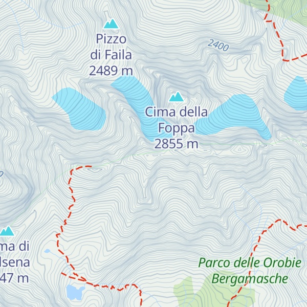 Map of Pizzo del Druet