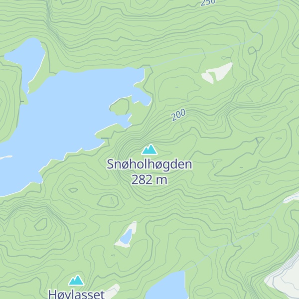 Map of Snøholhøgden