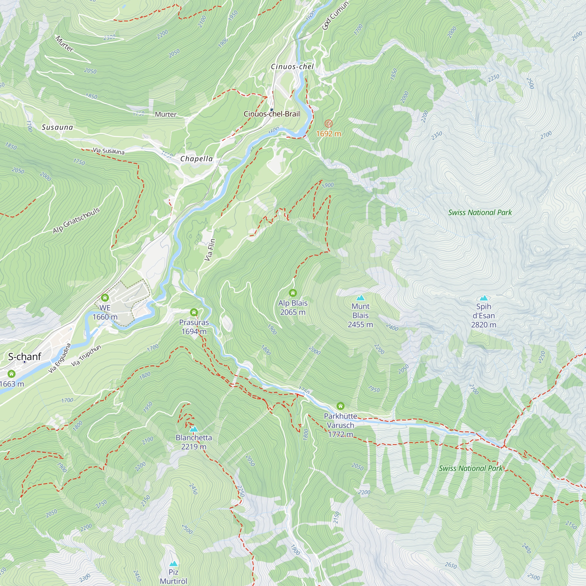 Alp Blais map