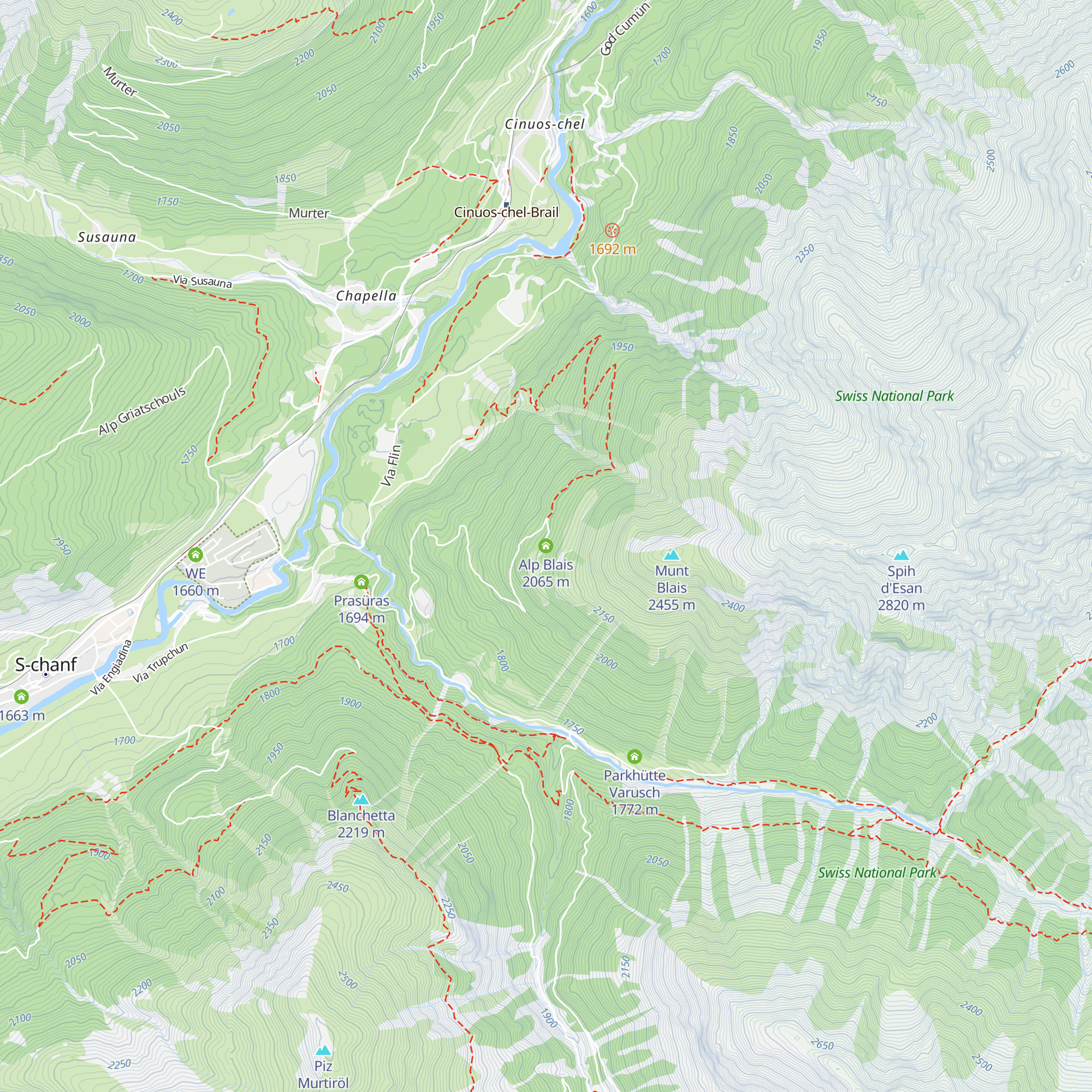 Alp Blais map