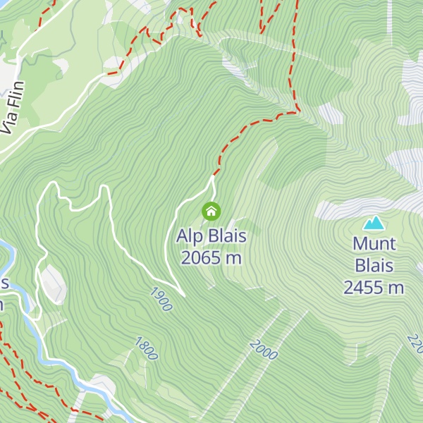 Map of Alp Blais