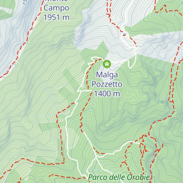 Map of Malga Spina