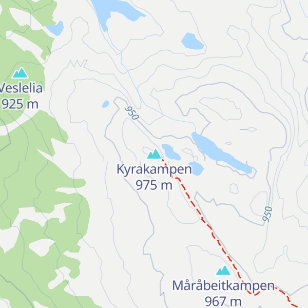 Map of Kyrakampen