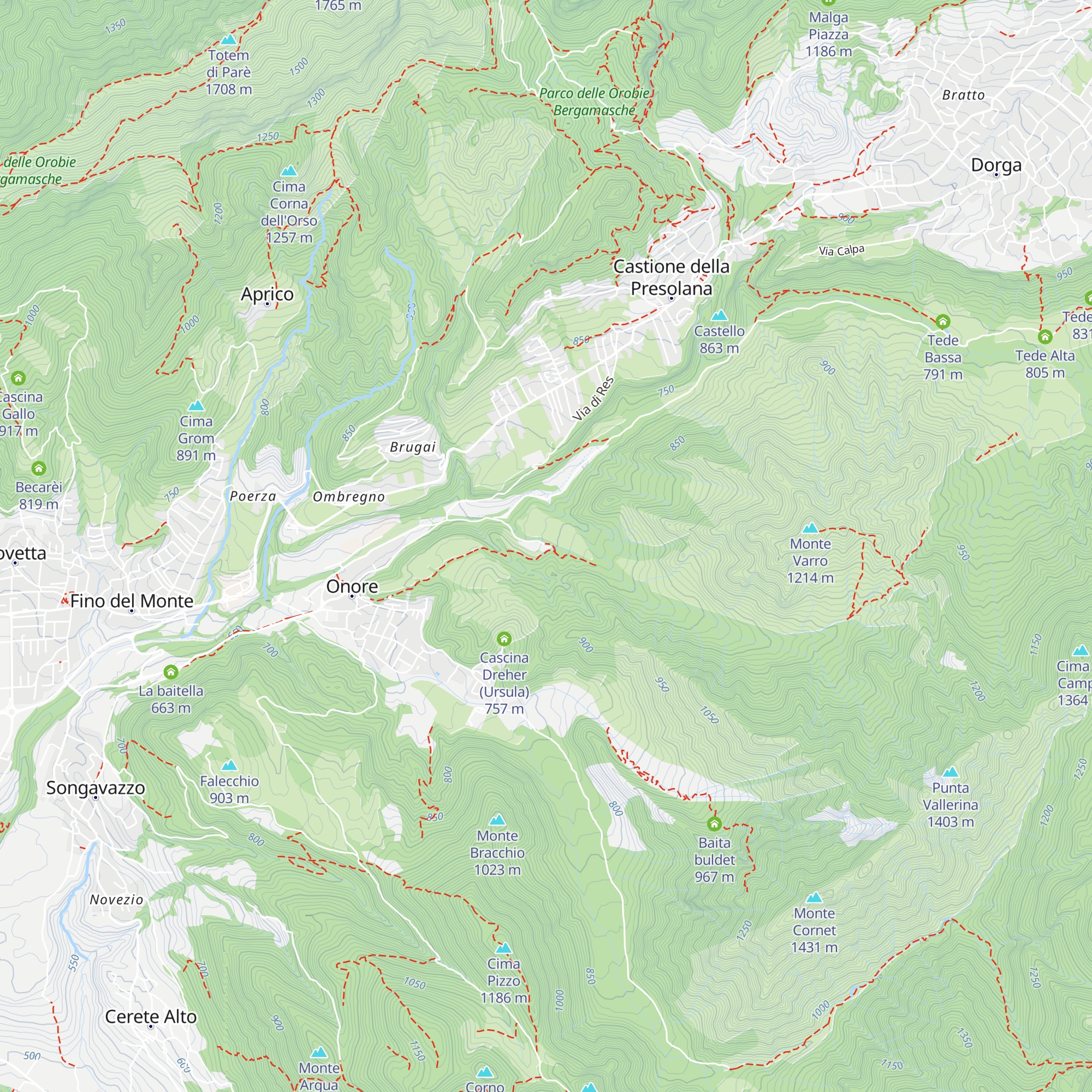 Agriturismo Fattoria della Felicità map