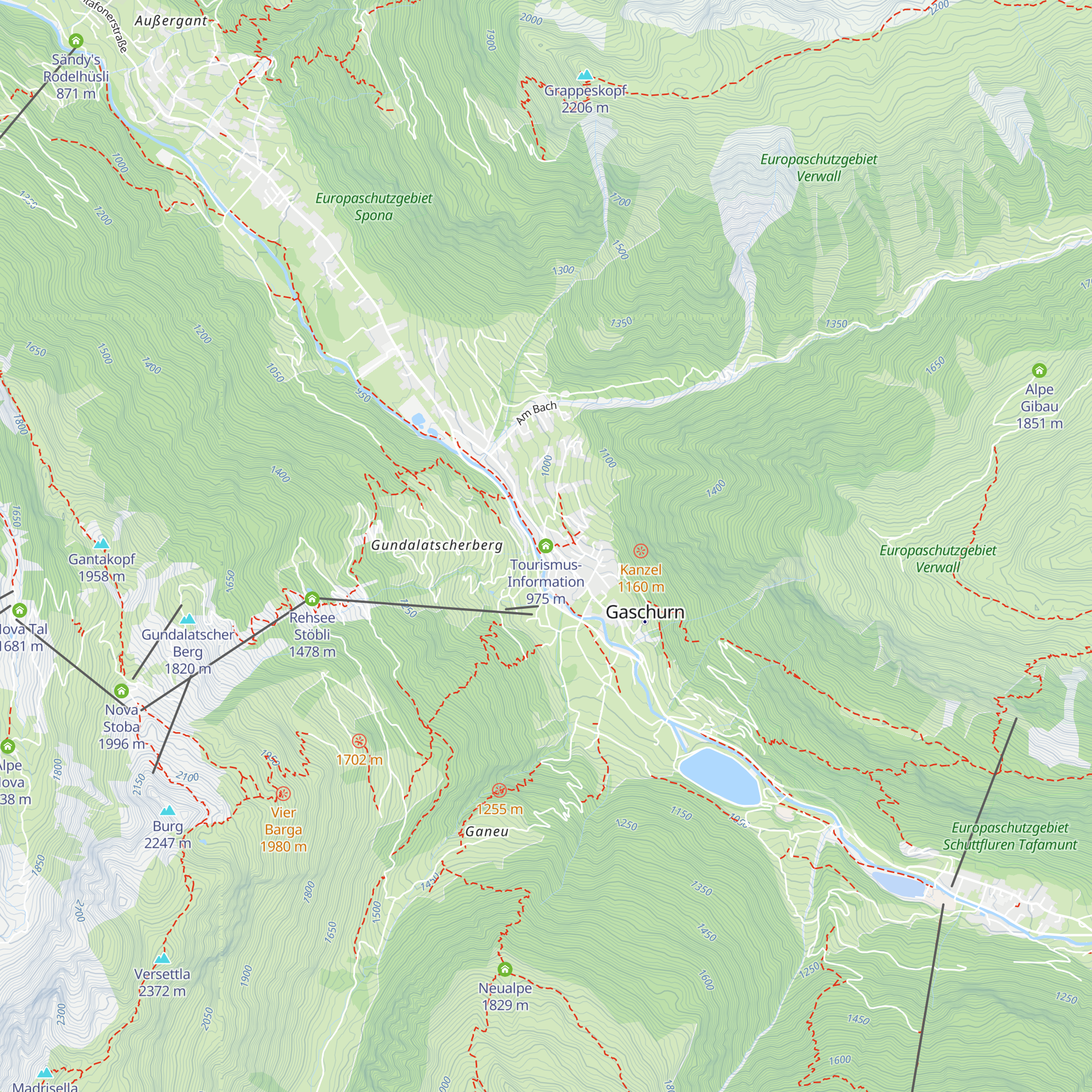 Tourismus-Information map
