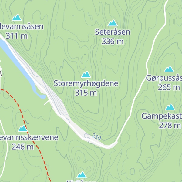 Map of Halvorslier