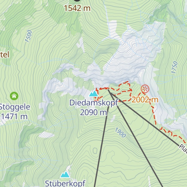 Map of Diedamskopf