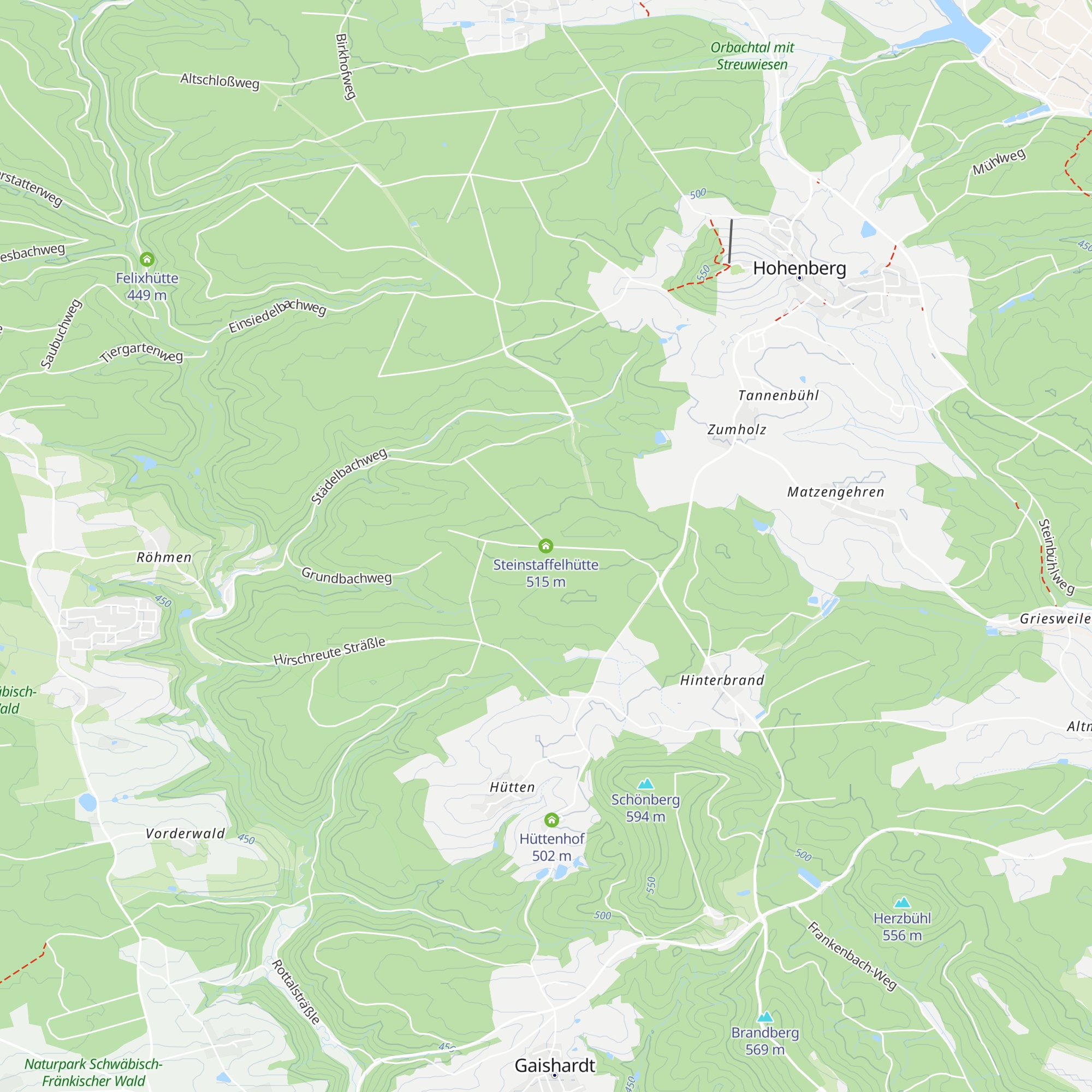 Steinstaffelhütte map