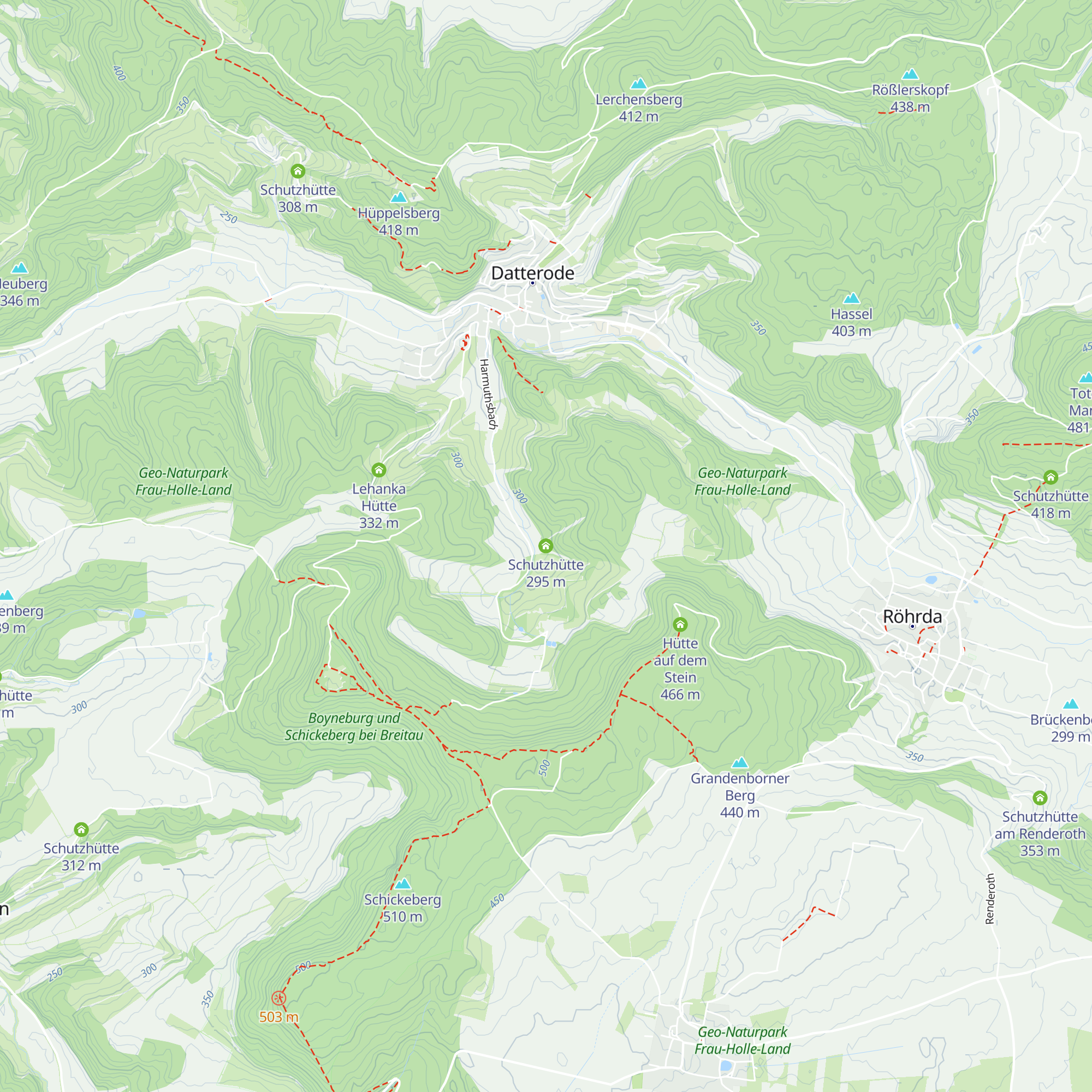 Schutzhütte map
