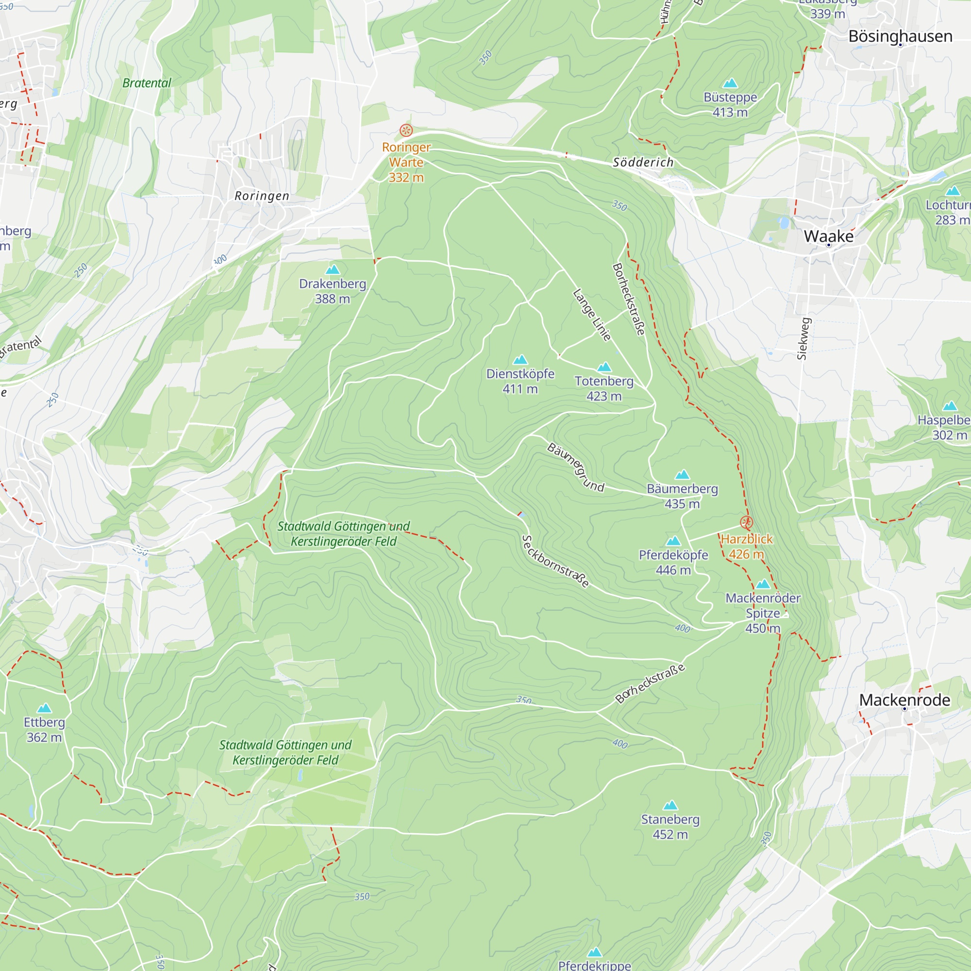 Seckbornhütte map