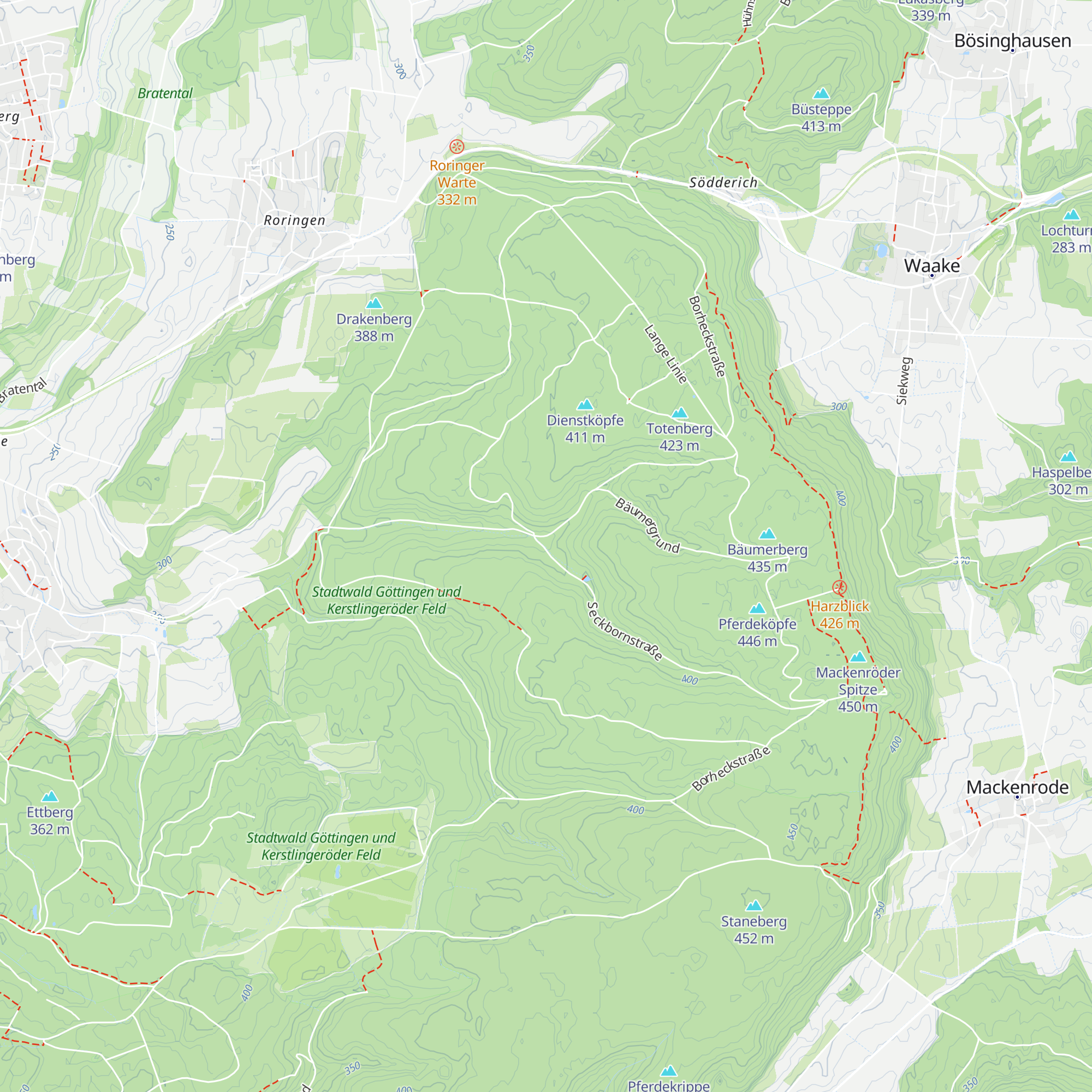 Seckbornhütte map