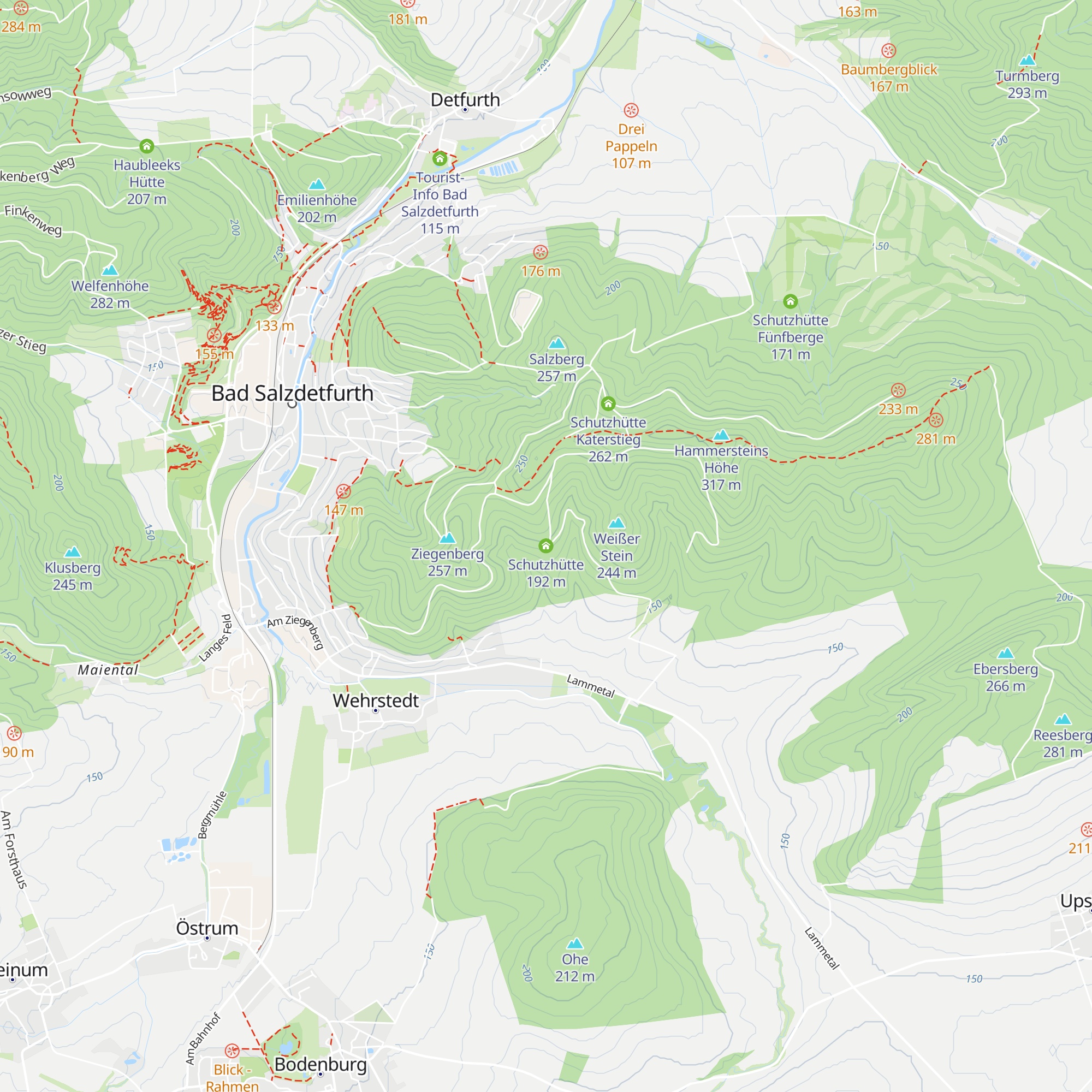 Schutzhütte map
