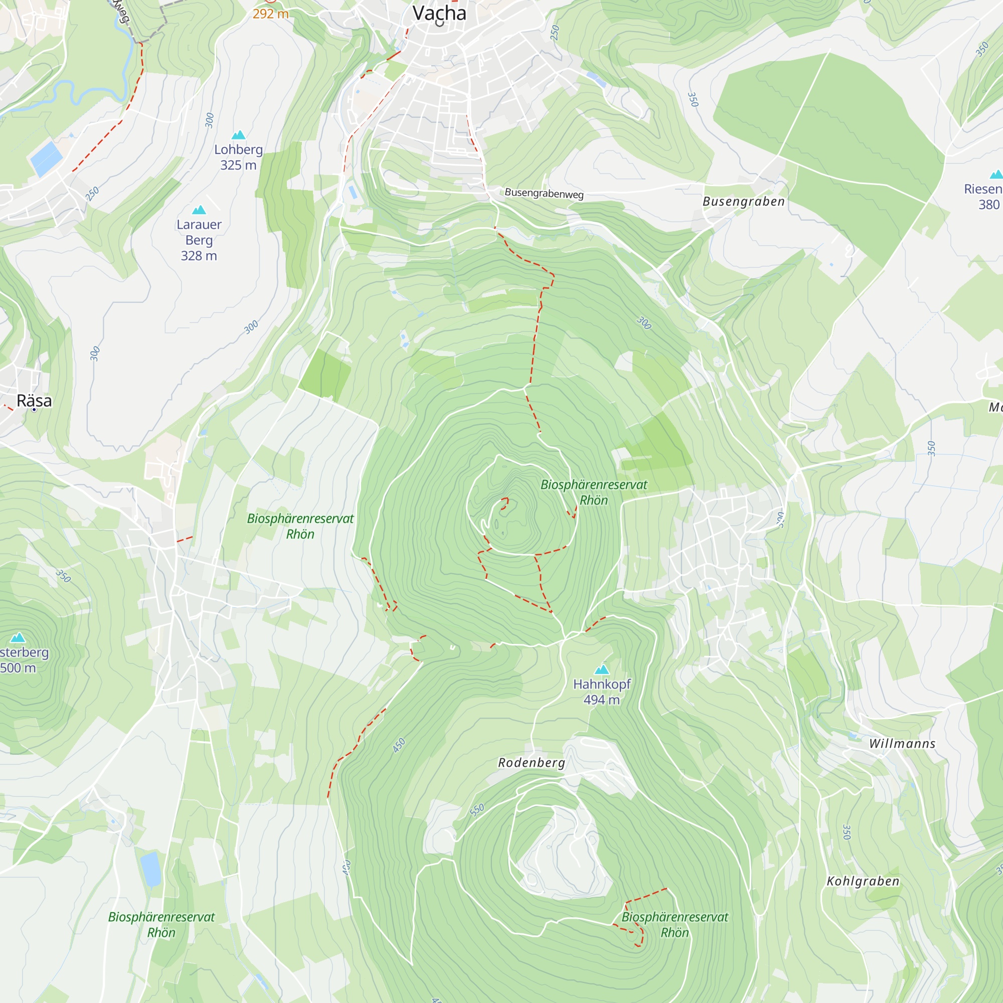 Öchsenberghütte map