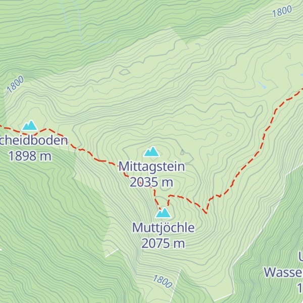 Map of Mittagstein