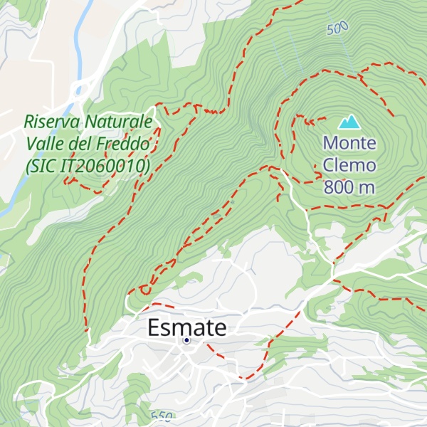 Map of Monte Na