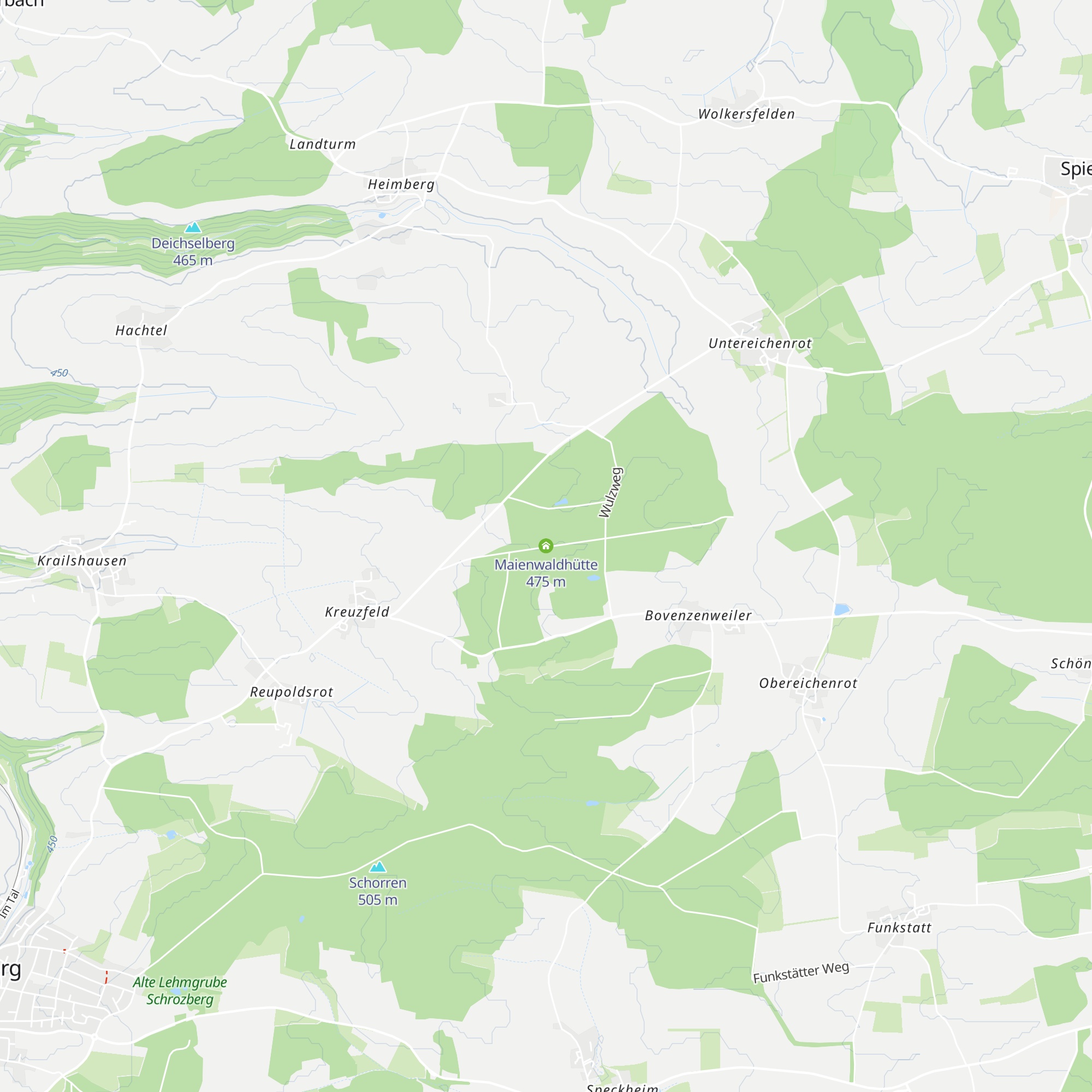 Maienwaldhütte map