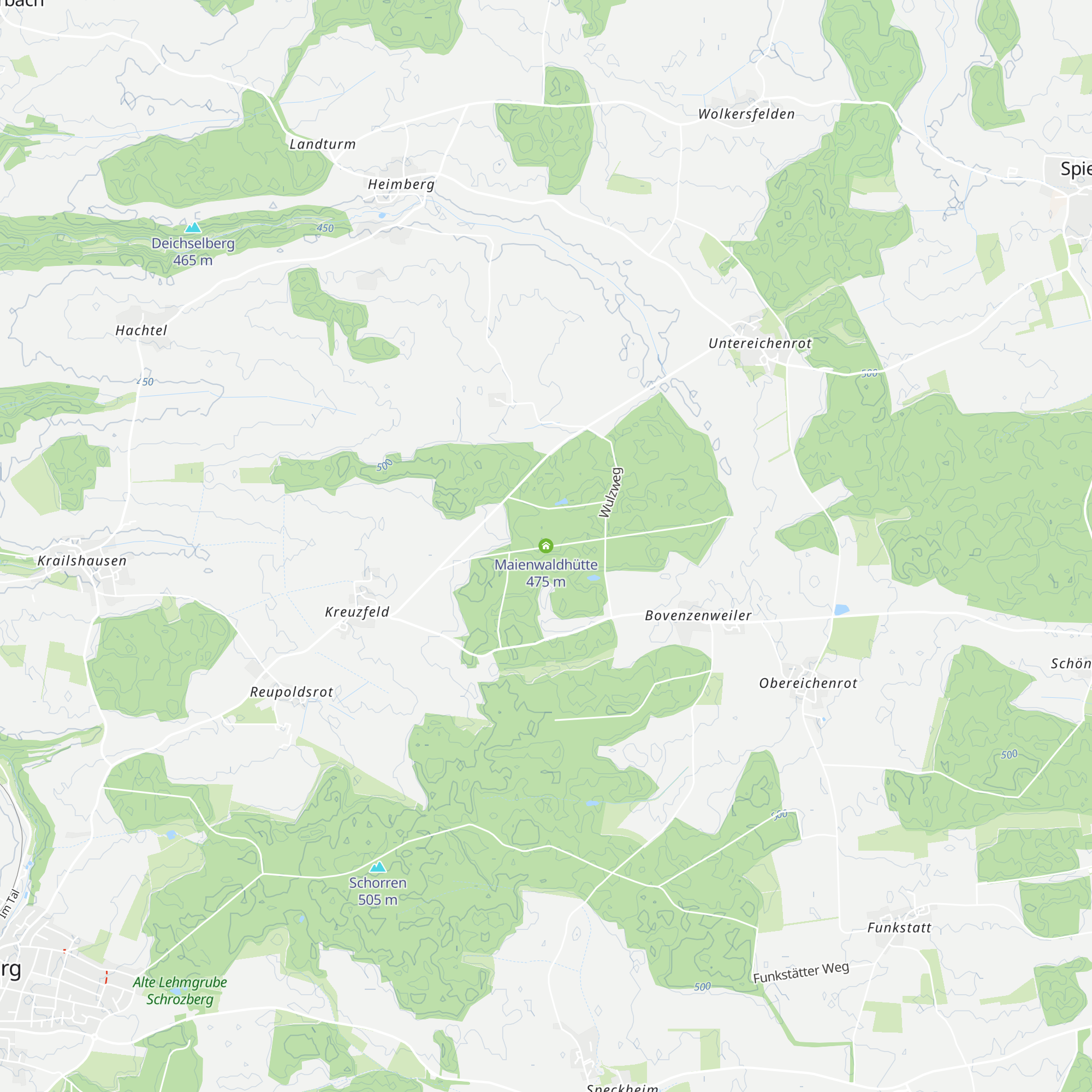 Maienwaldhütte map