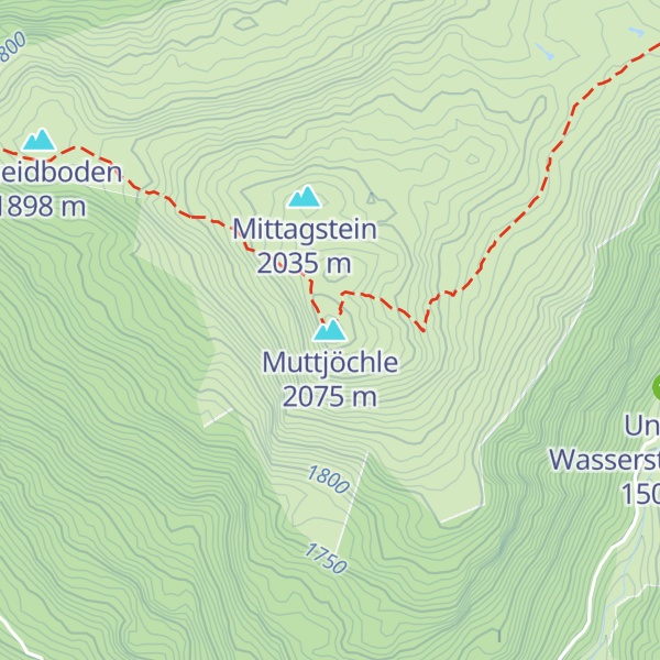 Map of Muttjöchle