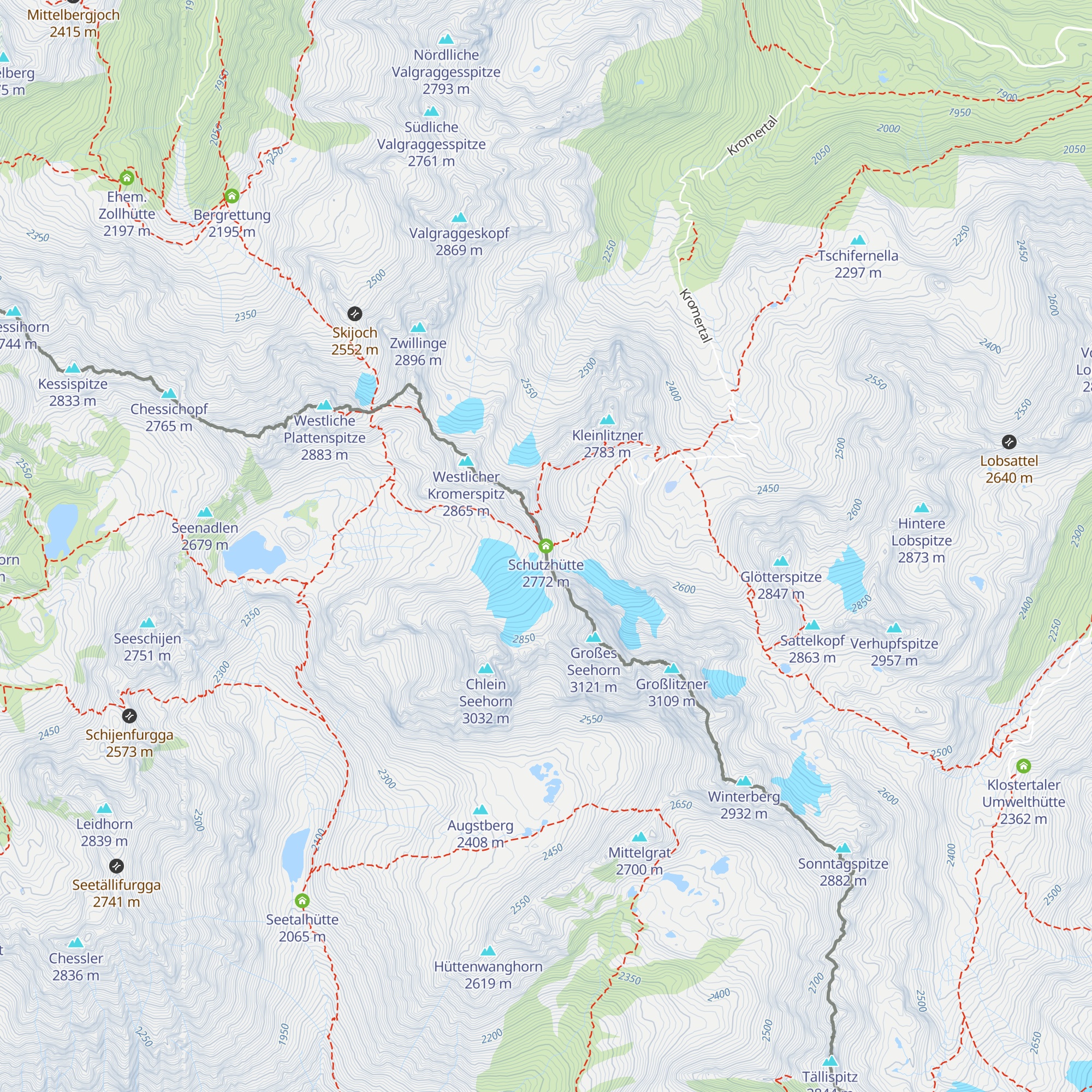 Schutzhütte map