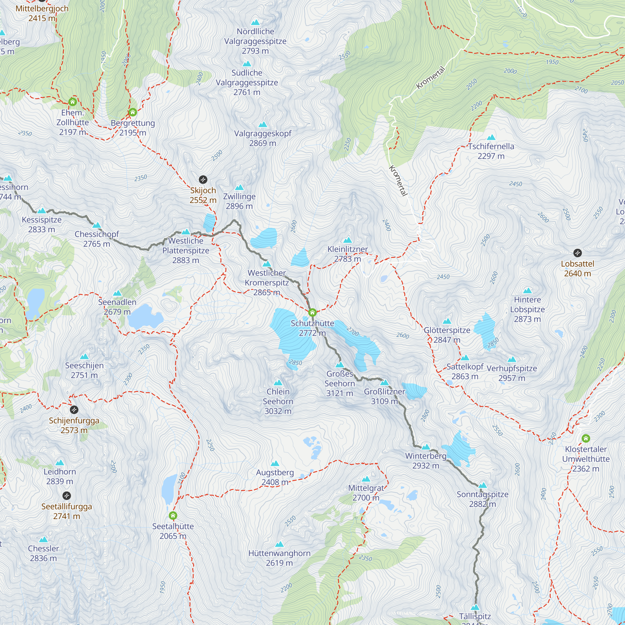 Schutzhütte map