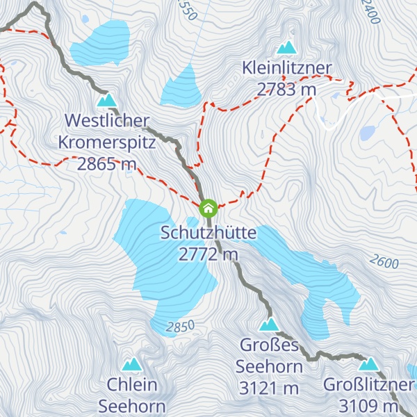 Map of Schutzhütte
