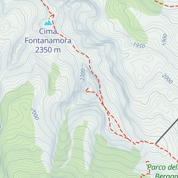 Map of Monte Ferrante