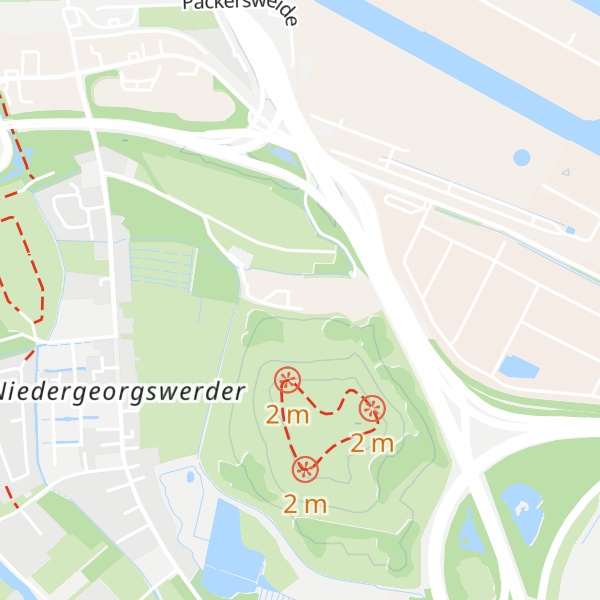 Map of Energieberg Georgswerder