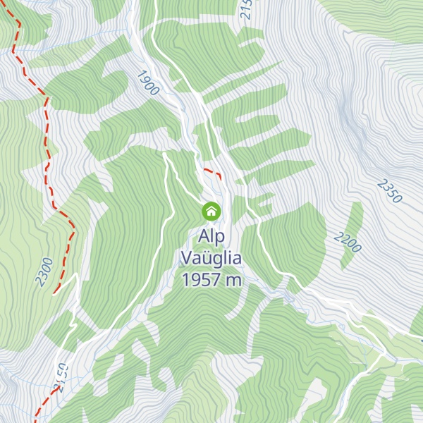 Map of Alp Vaüglia